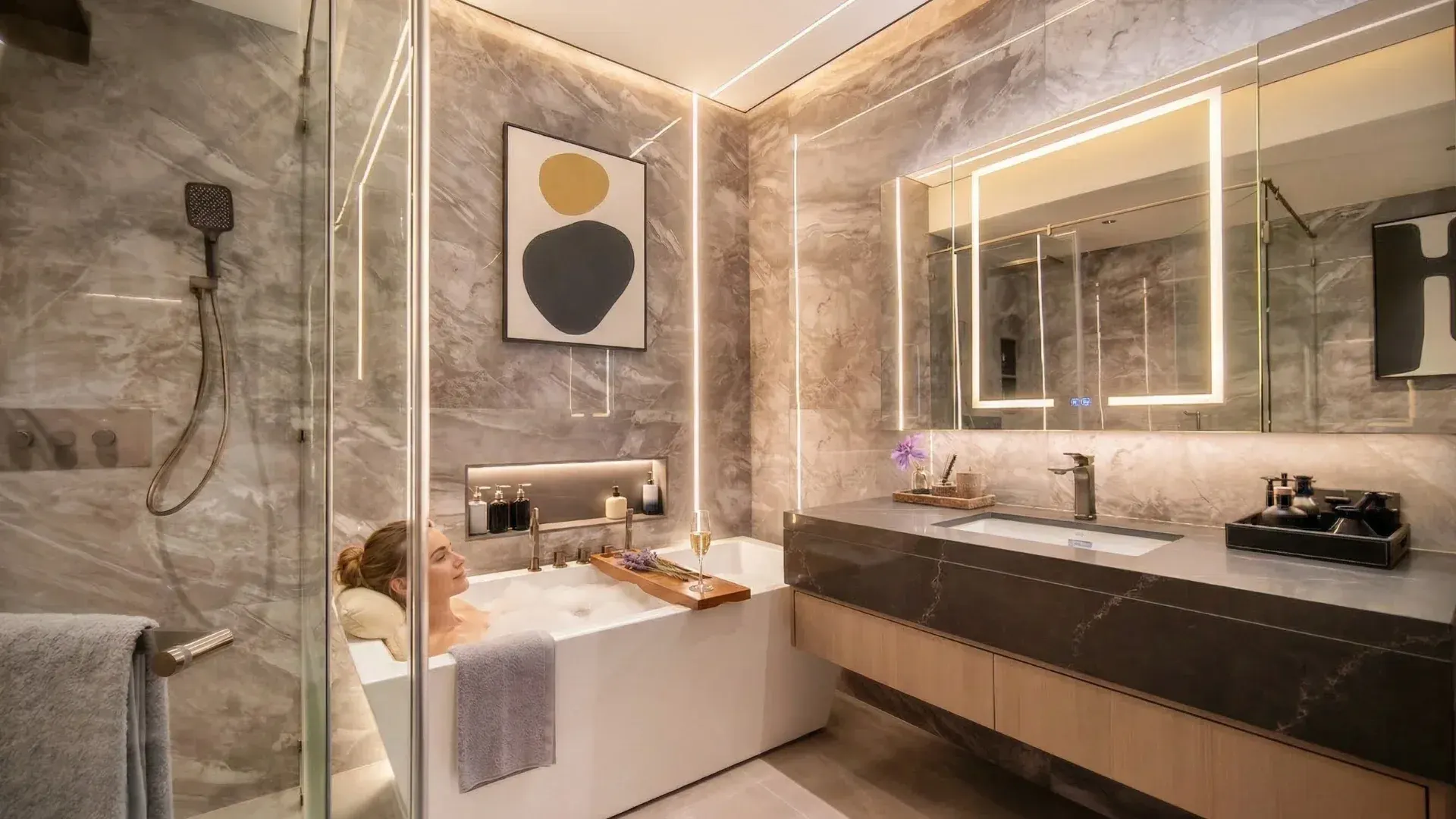 Signature amenities and residences at SEA SKY by Sands