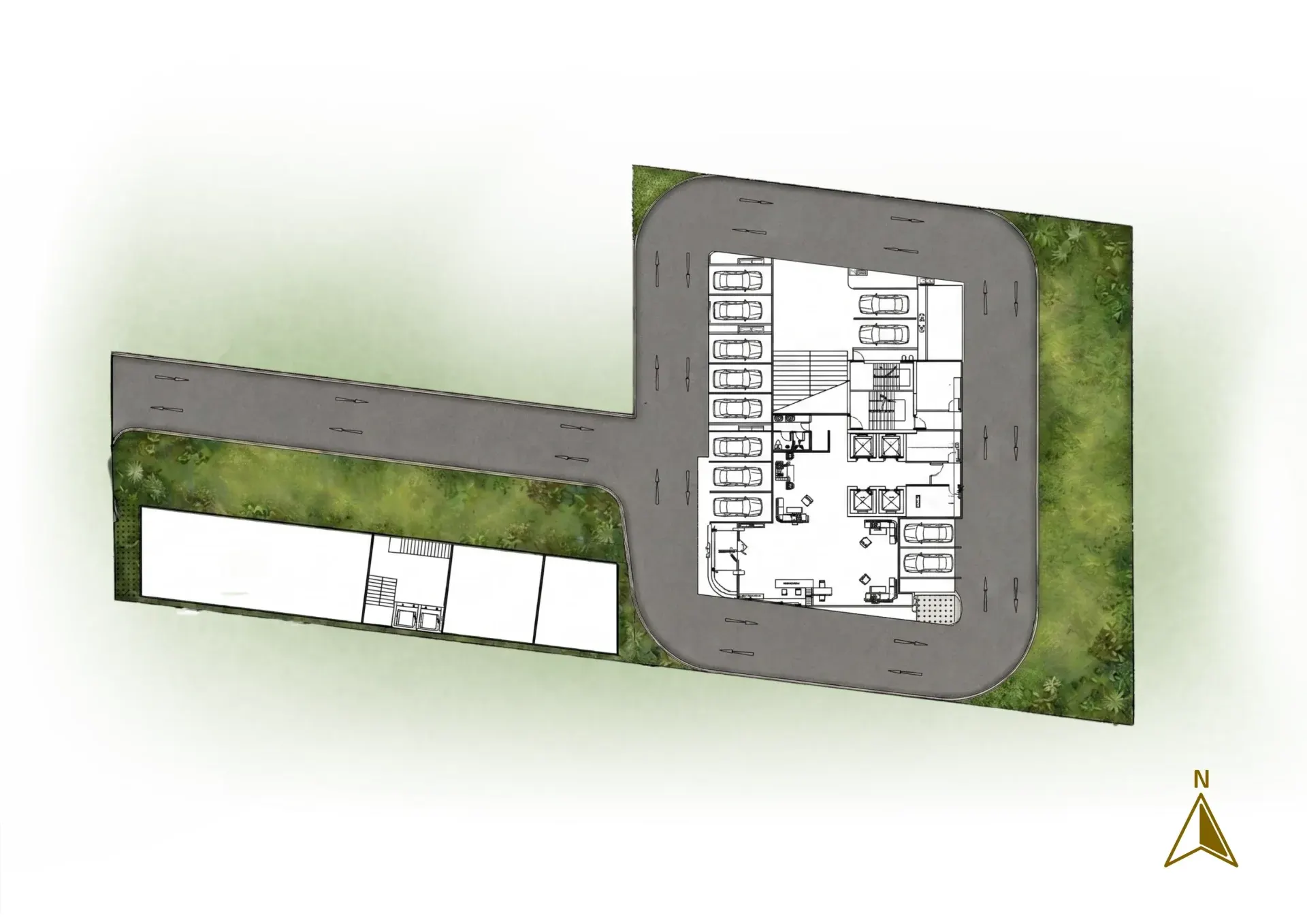 Isometric view of a SEA SKY by Sands residence layout