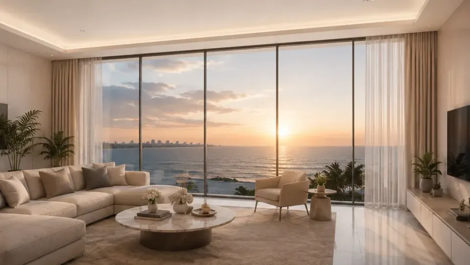 Signature amenities and residences at SEA SKY by Sands